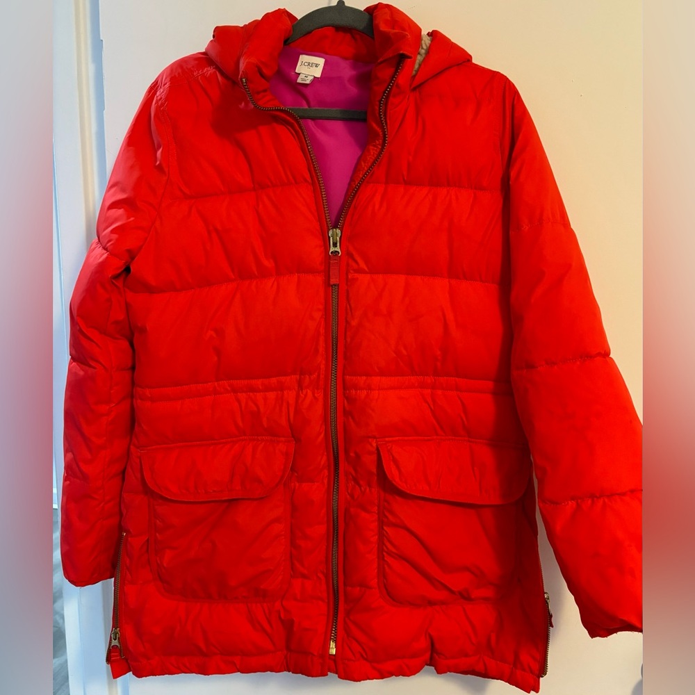 Bright and Extra Cozy J. Crew Puffer
